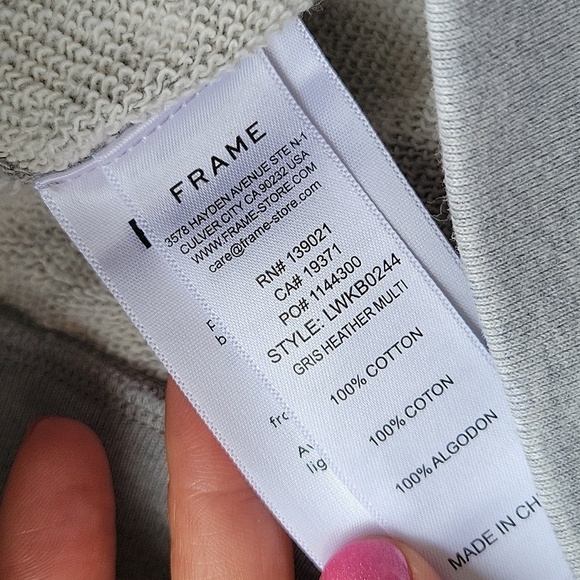 Frame Size Large Gray and White Tie Dye Sweat Pant Bike Shorts - Picture 7 of 7